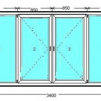 Балконное окно серия WDS 400