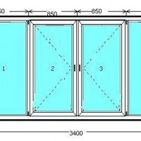 Балконные окна Серия "Euro-70"